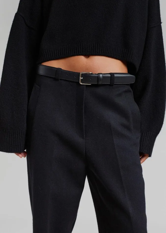 The Frankie Shop Dira Trousers 8211 Black Women Clothing