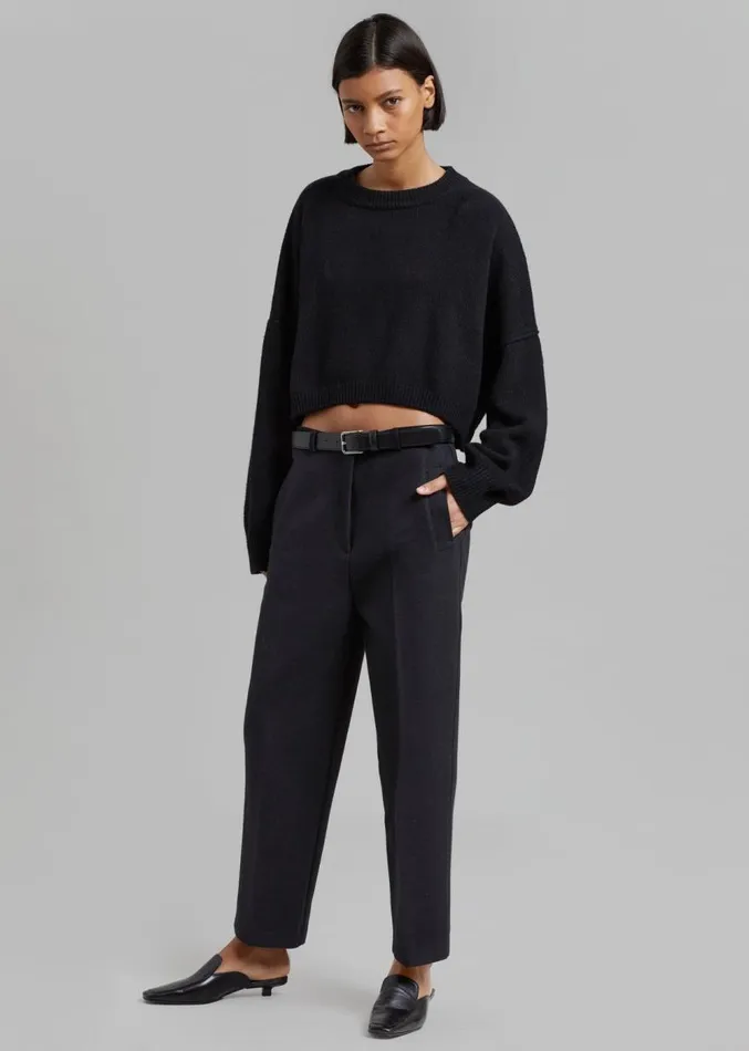 The Frankie Shop Dira Trousers 8211 Black Women Clothing