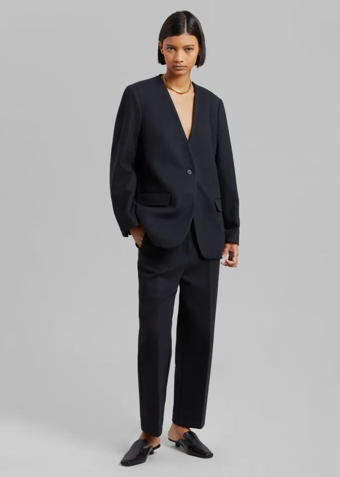 The Frankie Shop Dira Trousers 8211 Black Women Clothing