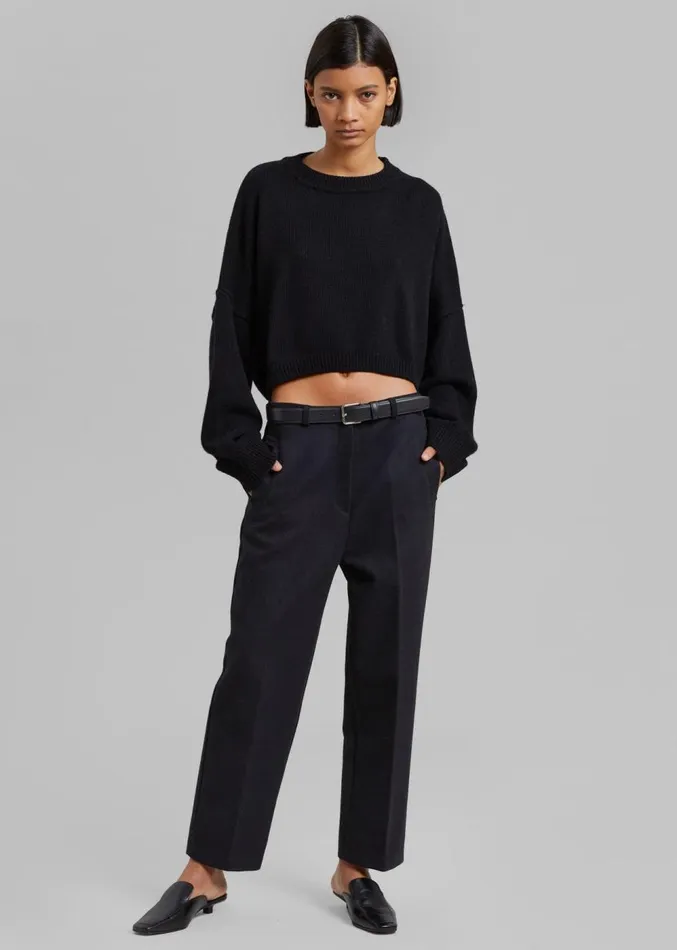 The Frankie Shop Dira Trousers 8211 Black Women Clothing