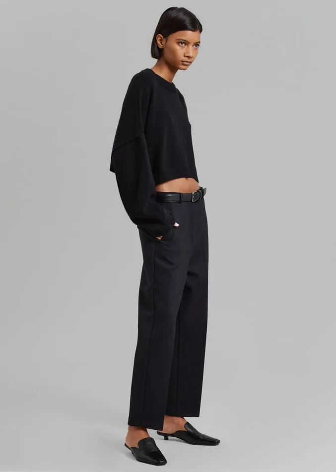 The Frankie Shop Dira Trousers 8211 Black Women Clothing