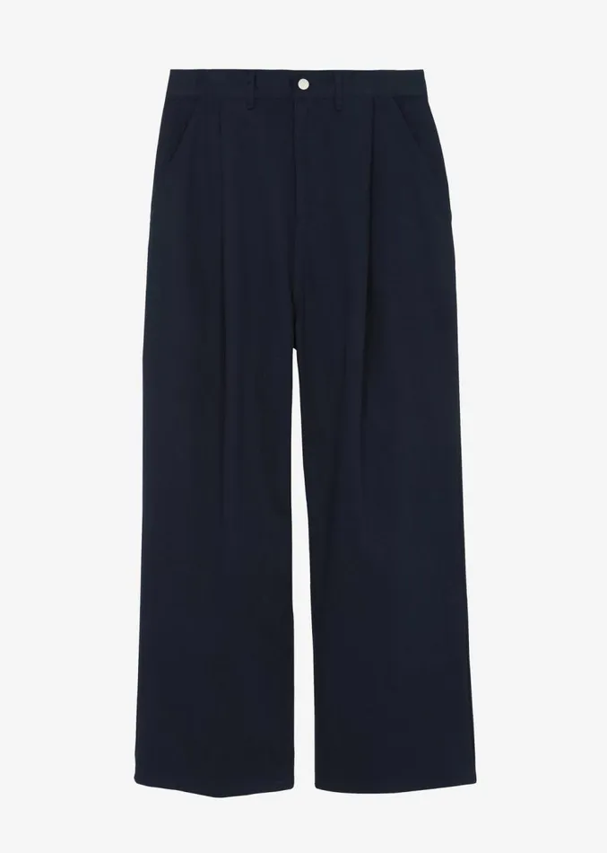 The Frankie Shop Drew Denim Pants 8211 Navy WomenMen Bottoms