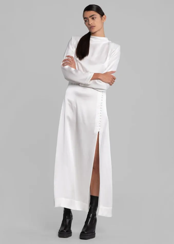 The Frankie Shop Envelope 1976 Campania Dress 8211 White Women Dresses