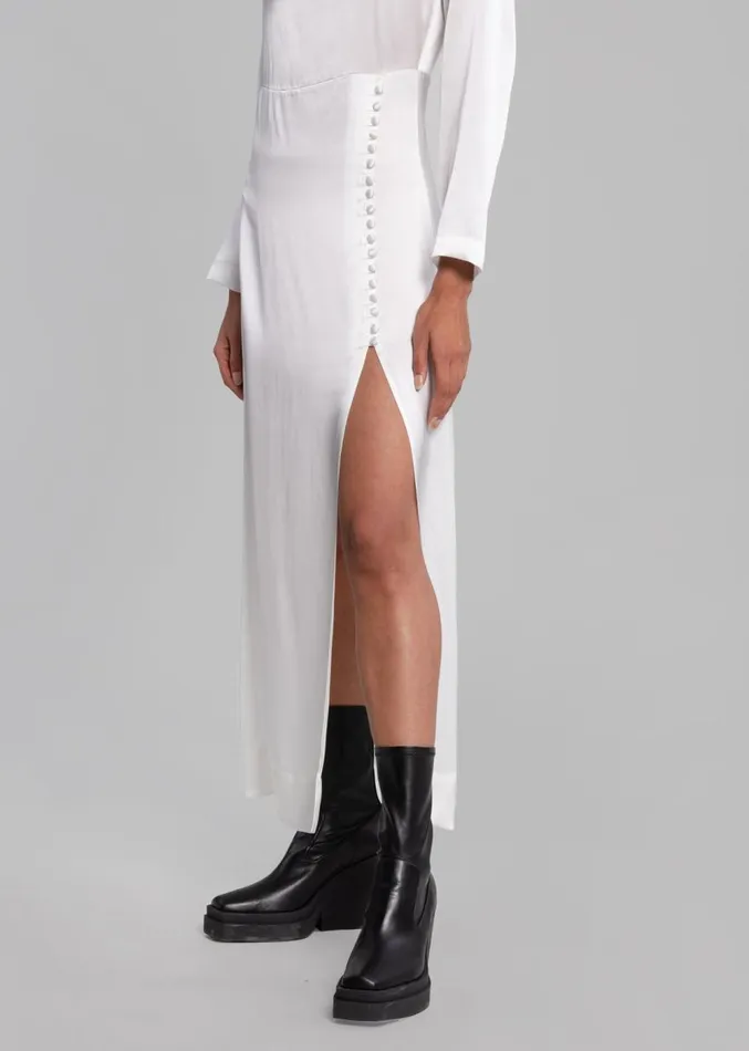 The Frankie Shop Envelope 1976 Campania Dress 8211 White Women Dresses