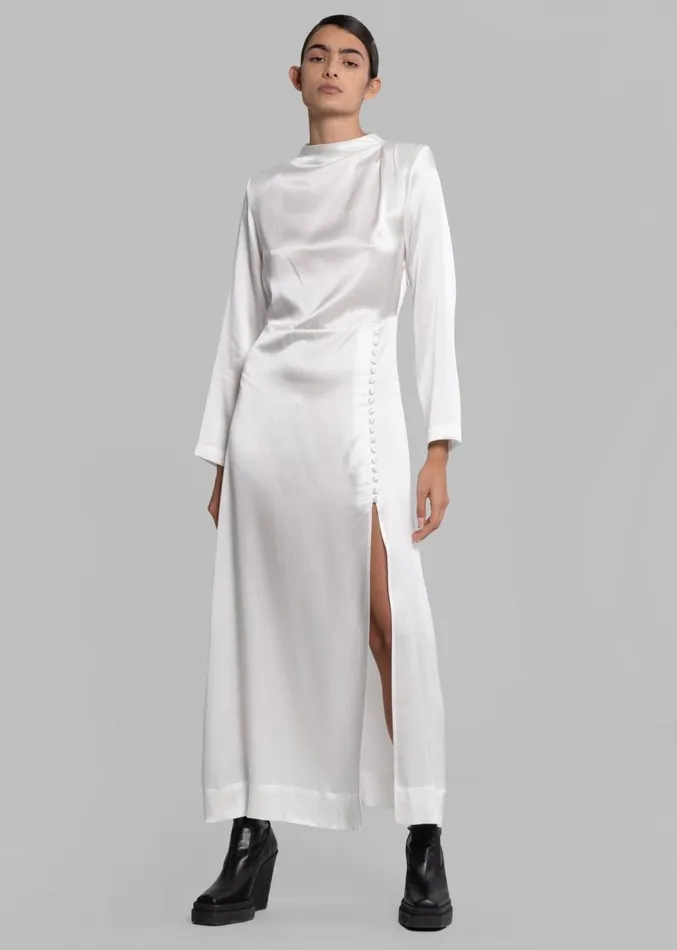The Frankie Shop Envelope 1976 Campania Dress 8211 White Women Dresses