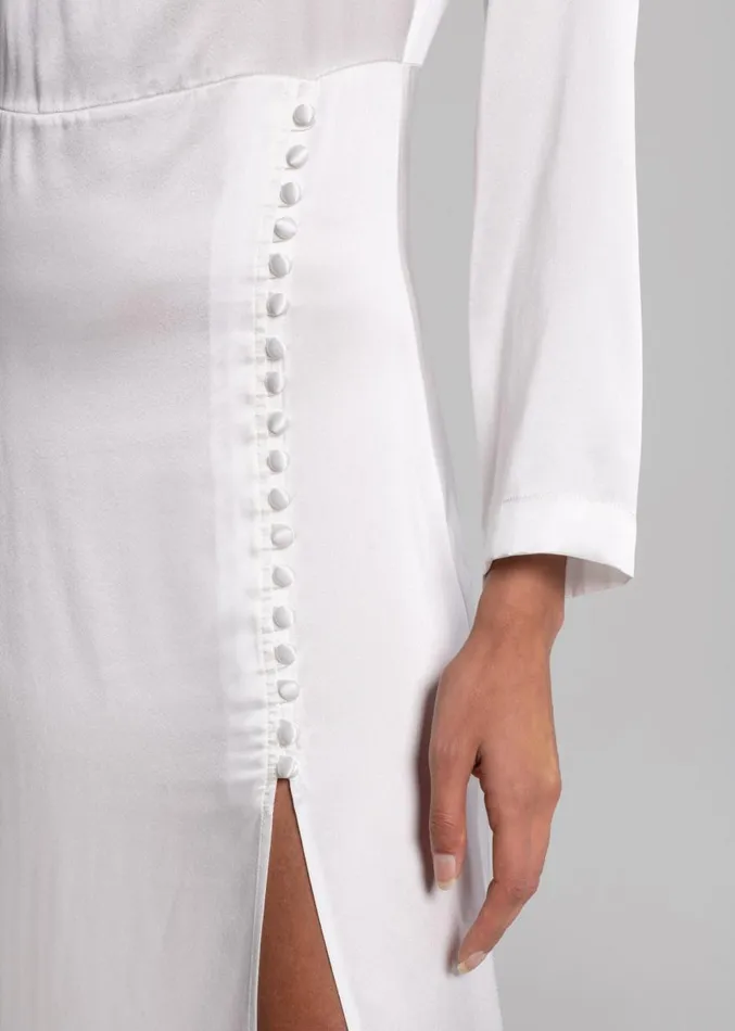 The Frankie Shop Envelope 1976 Campania Dress 8211 White Women Dresses