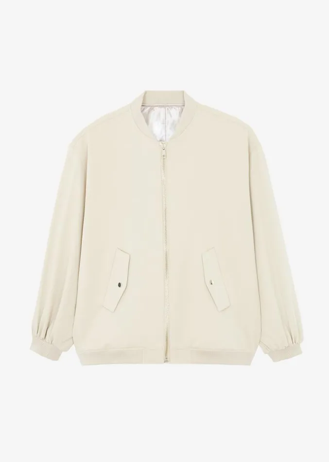 The Frankie Shop Evans Bomber 8211 Natural Men Outerwear