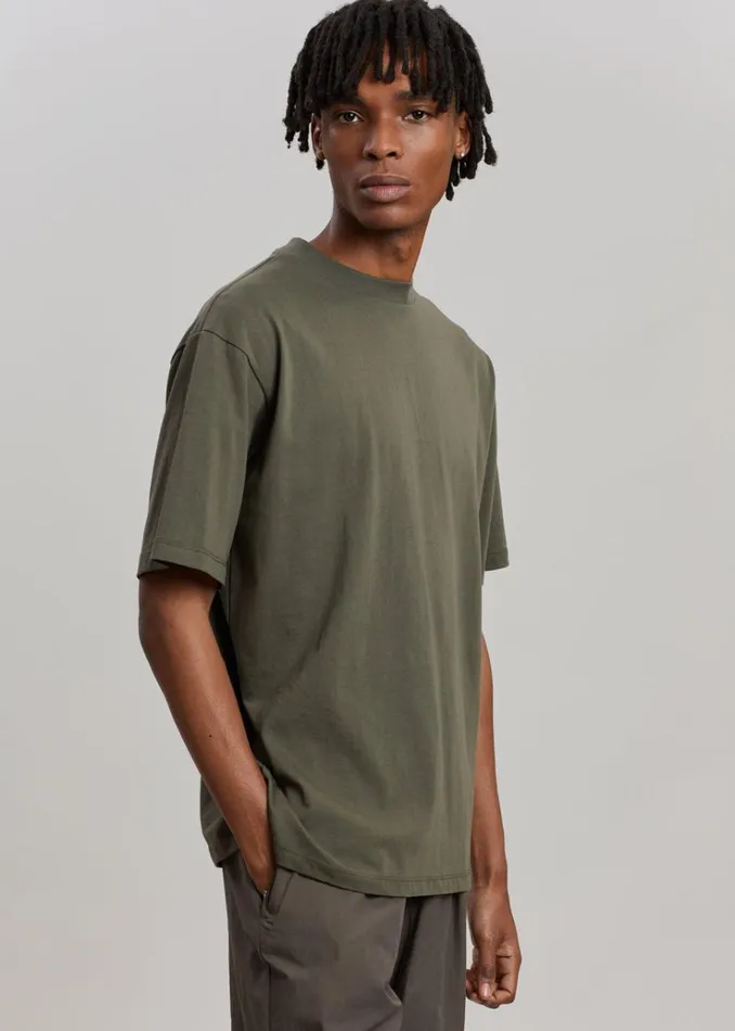 The Frankie Shop Evora Tee 8211 Olive WomenMen Tops