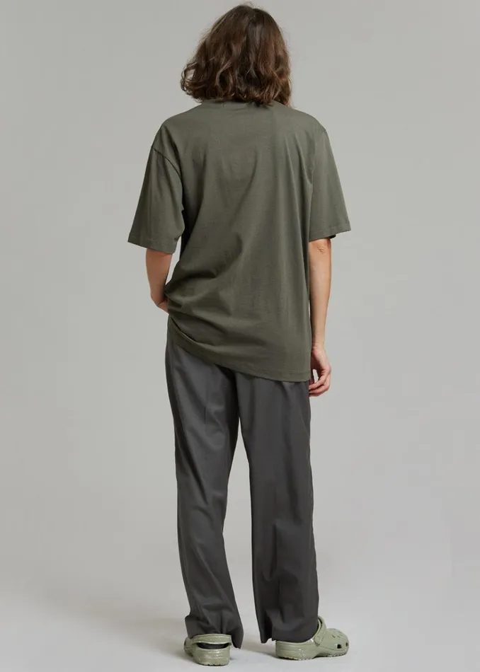 The Frankie Shop Evora Tee 8211 Olive WomenMen Tops