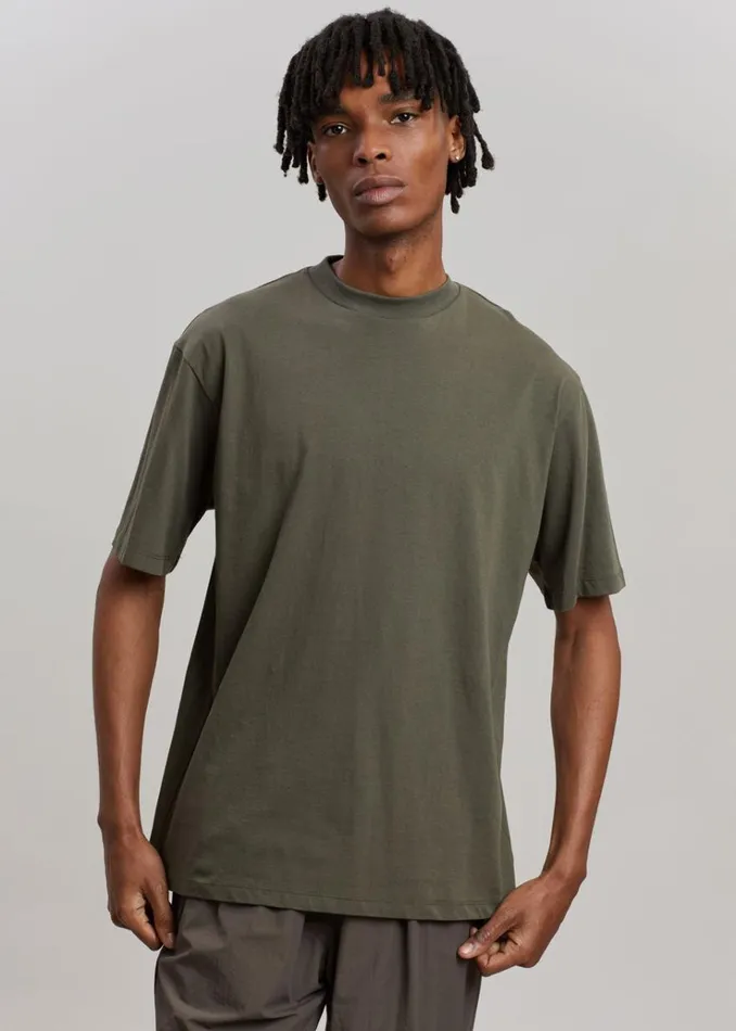 The Frankie Shop Evora Tee 8211 Olive WomenMen Tops
