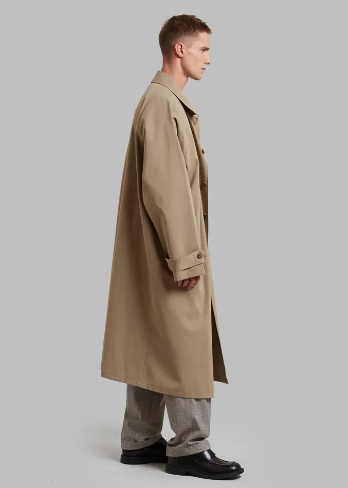 The Frankie Shop Fane Trench 8211 Beige Men Outerwear