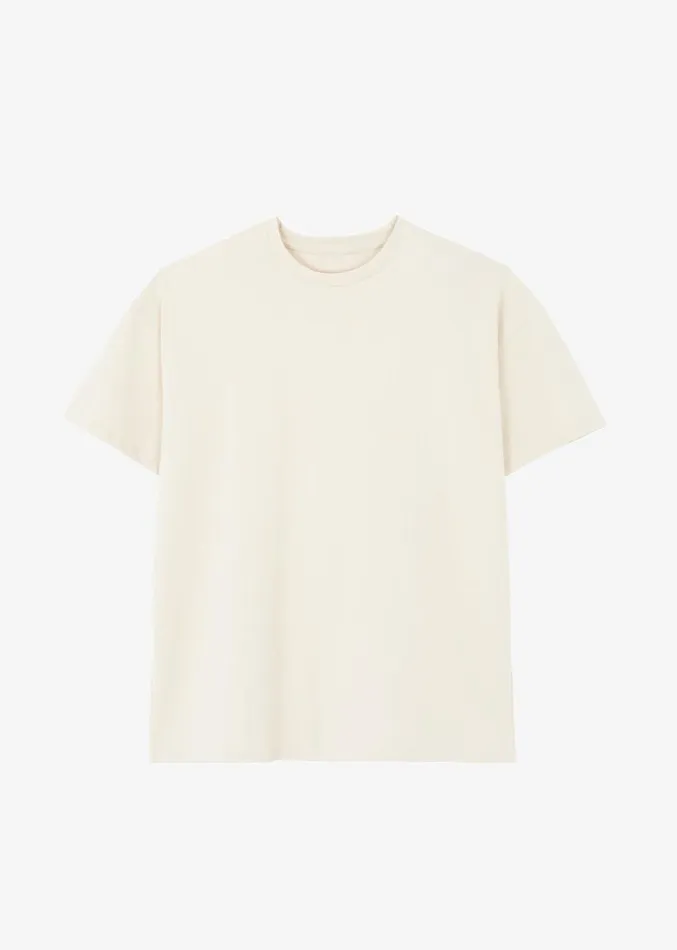 The Frankie Shop Faro Boxy Tee 8211 Beige Women Clothing