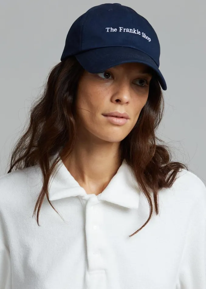 The Frankie Shop Frankie Baseball Cap 8211 Navy MenWomen Accessories