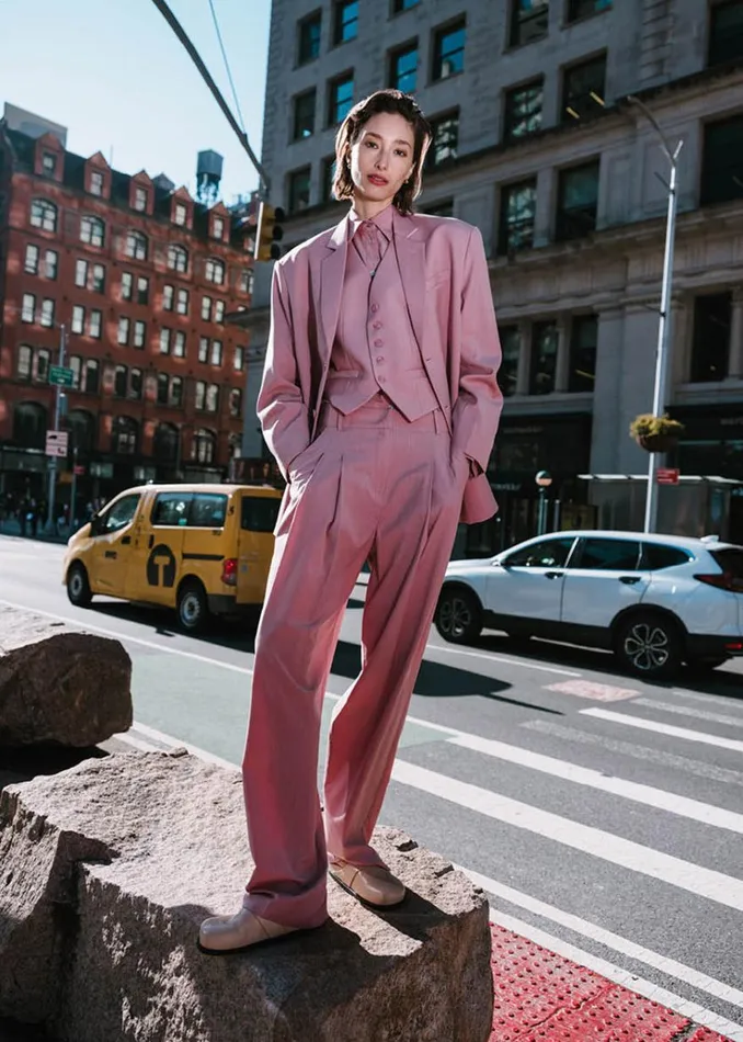 The Frankie Shop Gelso Oversized Blazer 8211 Rose Women Clothing
