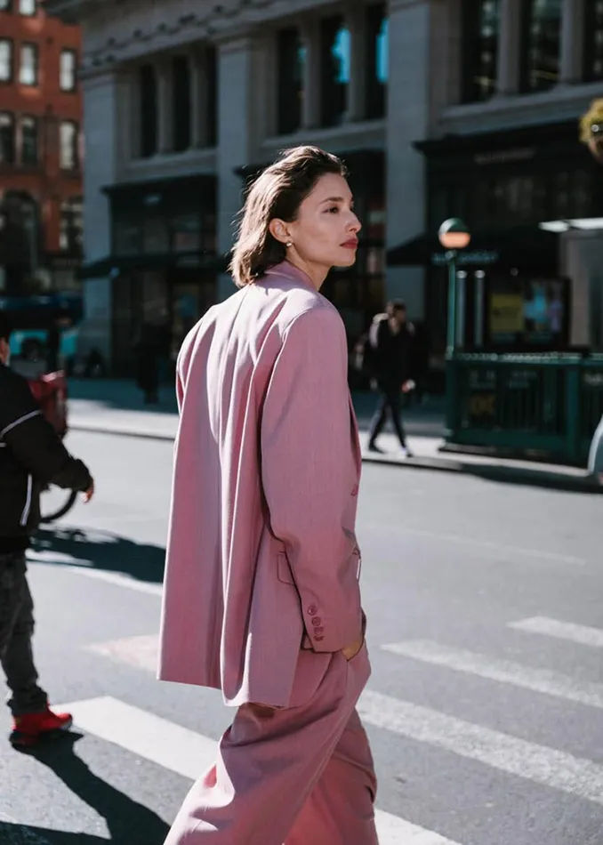 The Frankie Shop Gelso Oversized Blazer 8211 Rose Women Clothing