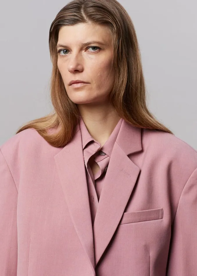 The Frankie Shop Gelso Oversized Blazer 8211 Rose Women Clothing