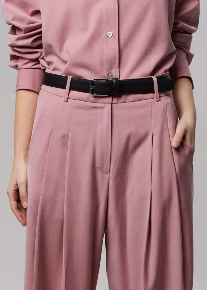 The Frankie Shop Gelso Pleated Trousers 8211 Rose Women Clothing