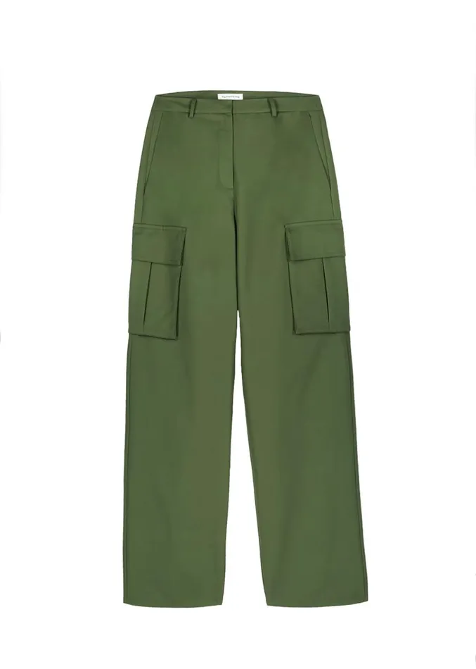 The Frankie Shop Gia Cargo Pants 8211 Olive Women Clothing