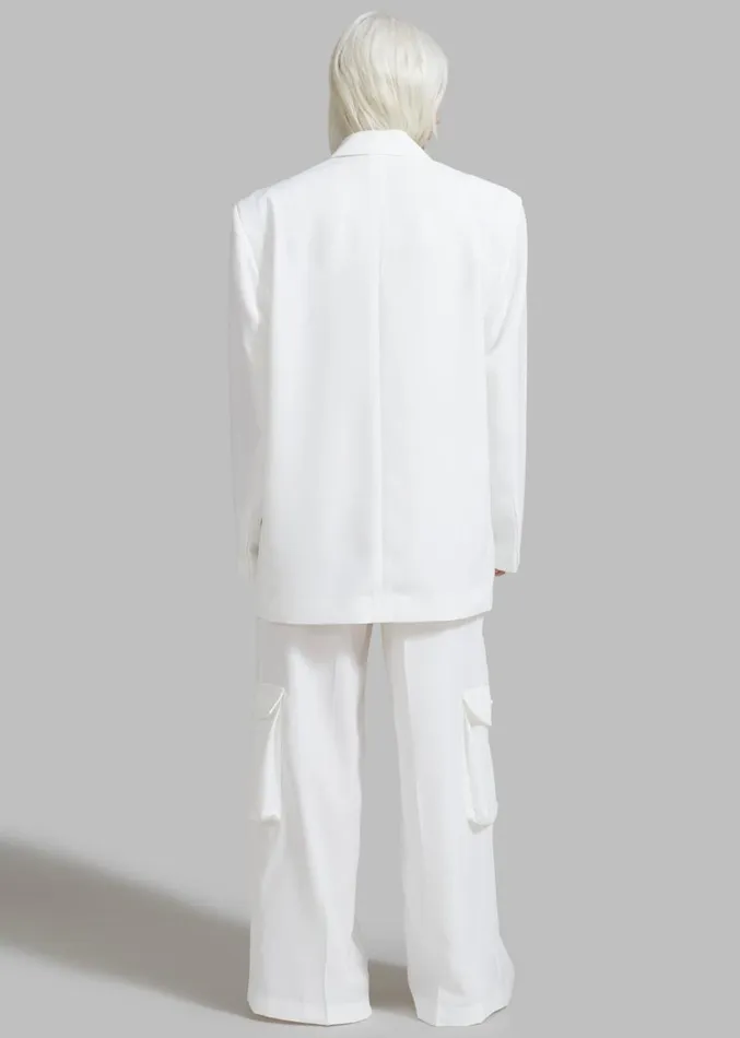 The Frankie Shop Gladys Blazer 8211 White Women Suits