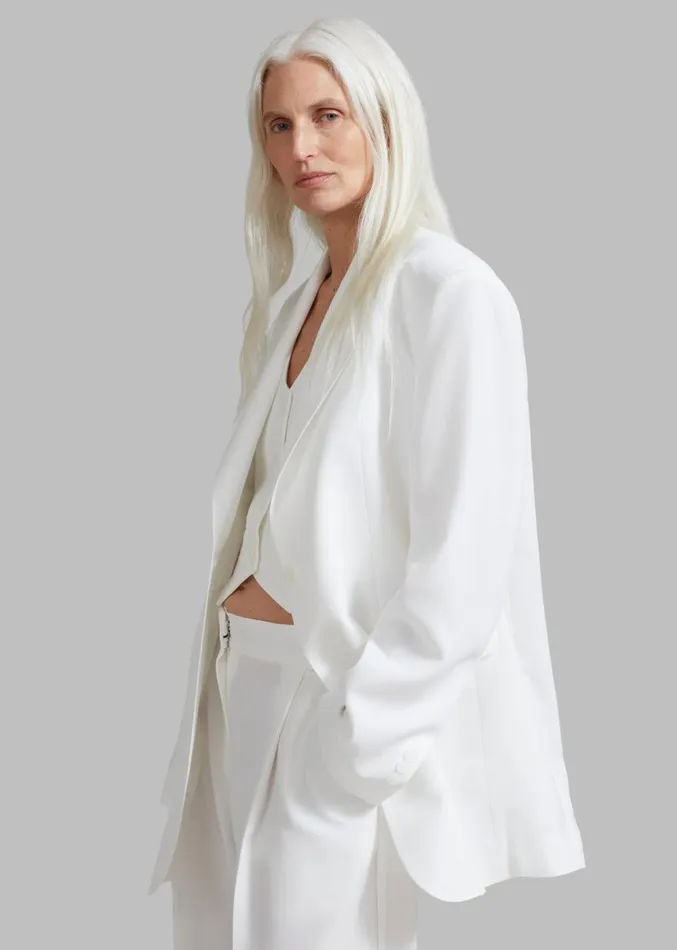 The Frankie Shop Gladys Blazer 8211 White Women Suits