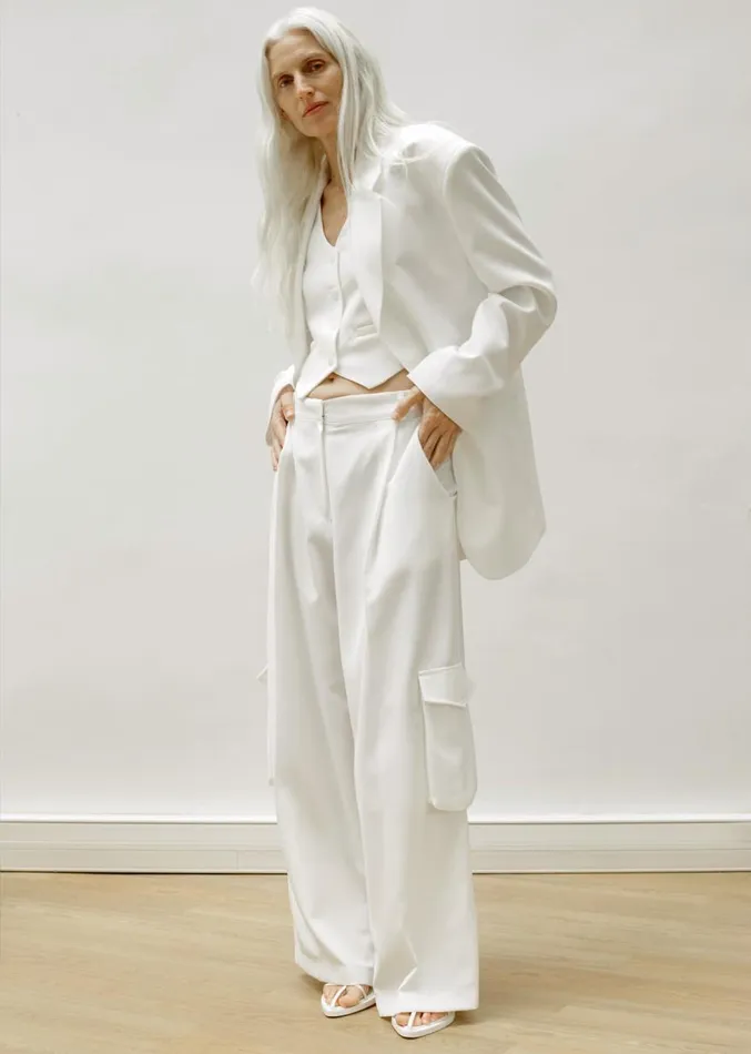 The Frankie Shop Gladys Blazer 8211 White Women Suits