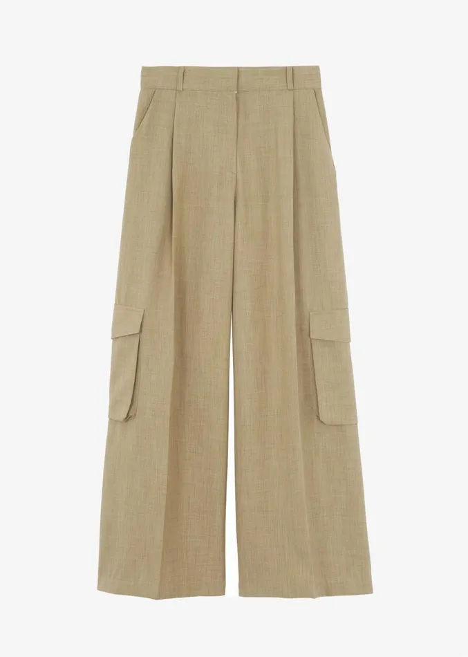The Frankie Shop Gladys Cargo Pants 8211 Khaki Women Suits