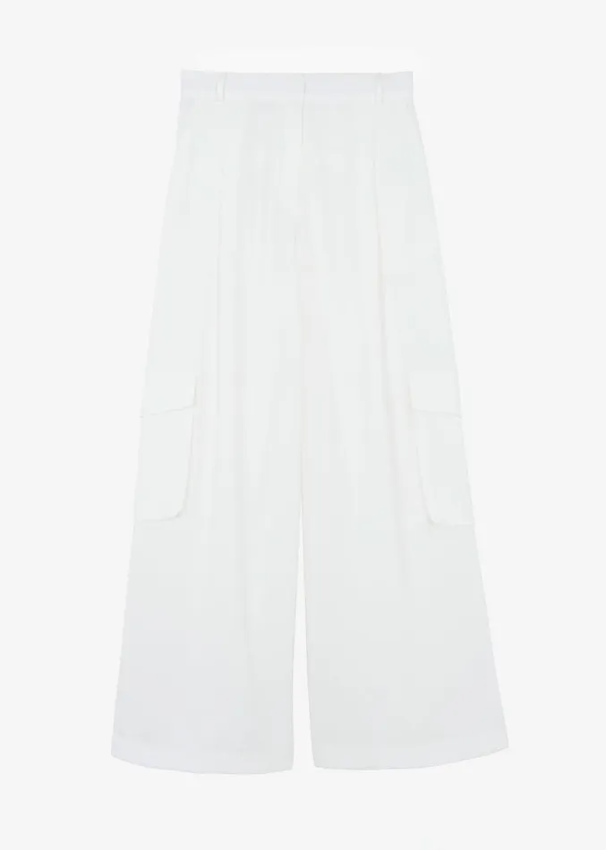 The Frankie Shop Gladys Cargo Pants 8211 White Women Suits