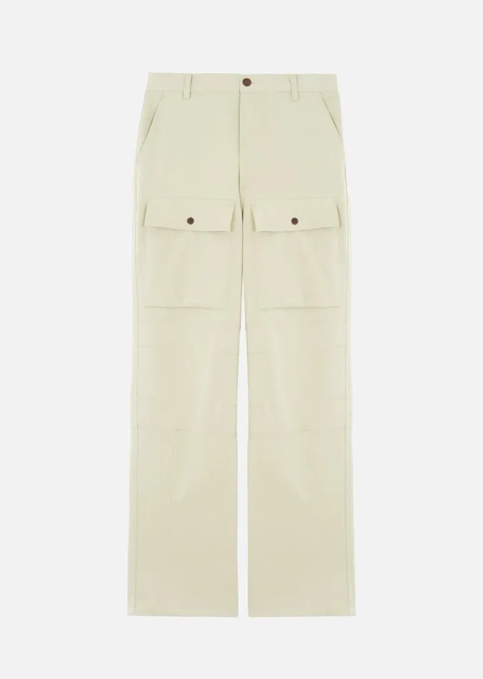 The Frankie Shop Grant Cargo Pants 8211 Slate Green Men Clothing
