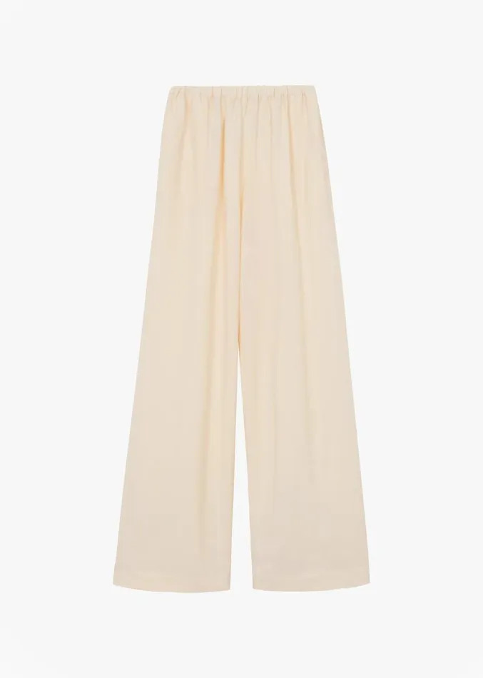 The Frankie Shop Greer Pants 8211 Cream Women Clothing