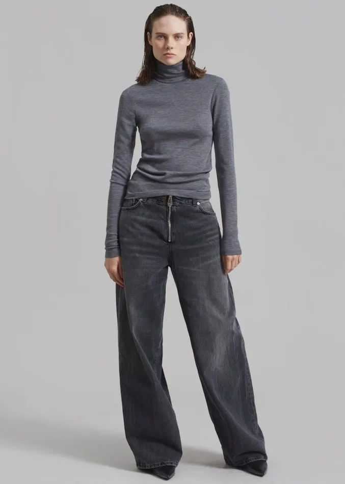 The Frankie Shop Haikure Bethany Zip Pants 8211 Spider Black Women Clothing