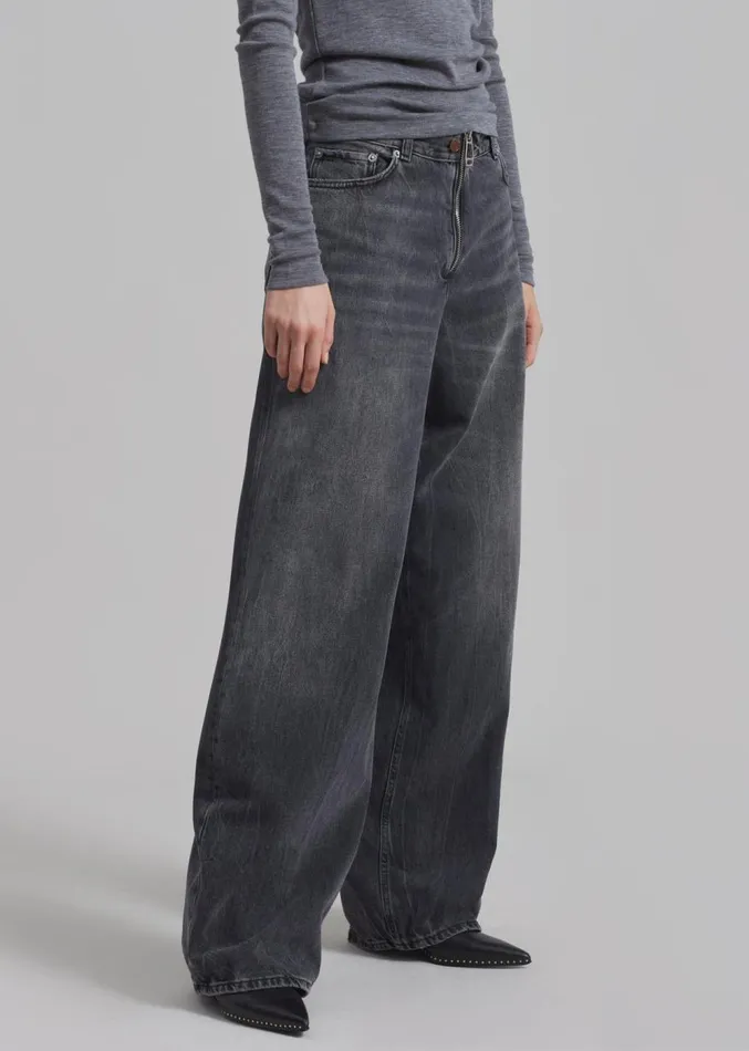 The Frankie Shop Haikure Bethany Zip Pants 8211 Spider Black Women Clothing