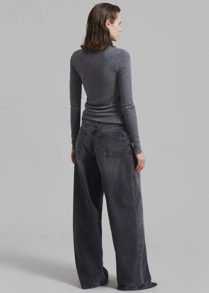 The Frankie Shop Haikure Bethany Zip Pants 8211 Spider Black Women Clothing