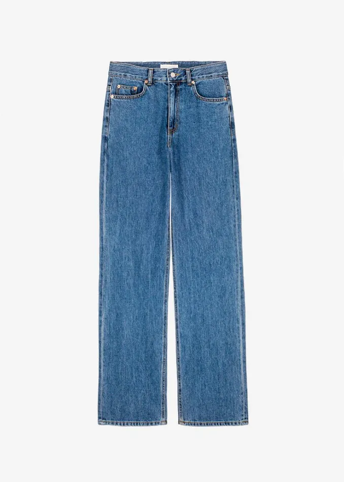 The Frankie Shop Hari Straight Jeans 8211 Dark Indigo Women Denim