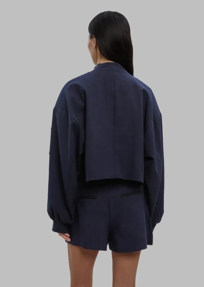 The Frankie Shop Hava Jacket 8211 Navy Women Outerwear