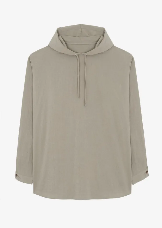 The Frankie Shop Heith Light Hoodie 8211 Olive Men Clothing