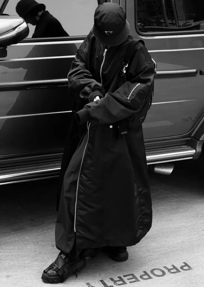 The Frankie Shop Isaac Oversized Bomber Coat 8211 Black Women Outerwear