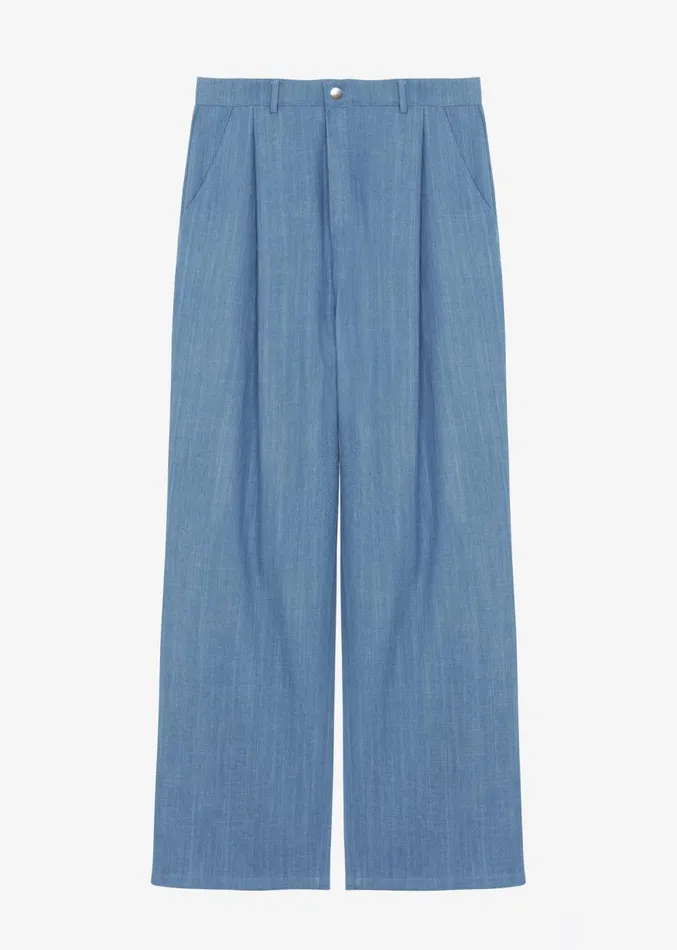 The Frankie Shop Jan Denim Pants 8211 Blue Women Bottoms