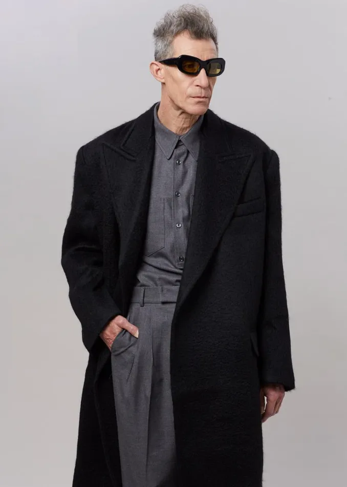 The Frankie Shop John Oversized Coat 8211 Black WomenMen Outerwear
