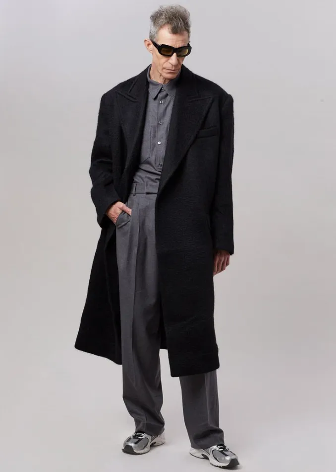 The Frankie Shop John Oversized Coat 8211 Black WomenMen Outerwear