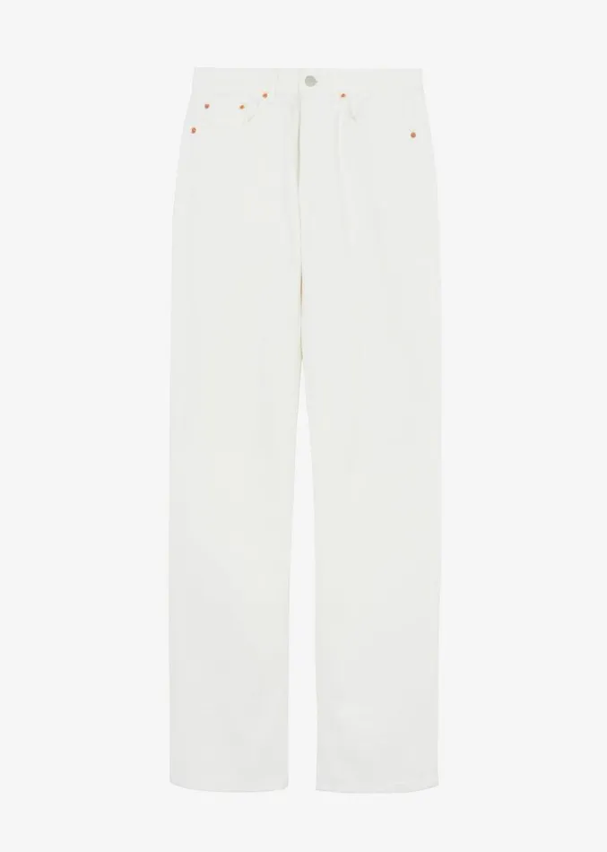 The Frankie Shop Kadie Straight Jeans 8211 Off White Women Denim