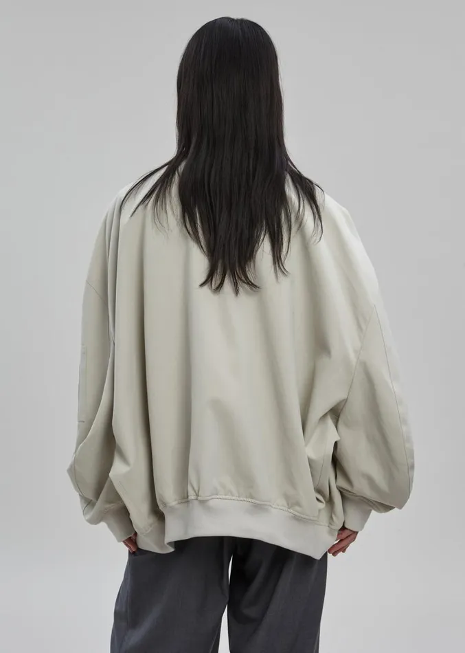 The Frankie Shop Kanna VNeck Jacket 8211 Pale Khaki Women Clothing