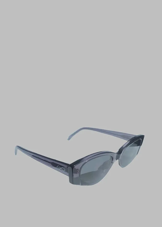 The Frankie Shop Karen Wazen Dixy Sunglasses 8211 Smoky Grey Women Accessories
