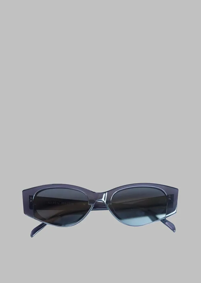 The Frankie Shop Karen Wazen Dixy Sunglasses 8211 Smoky Grey Women Accessories