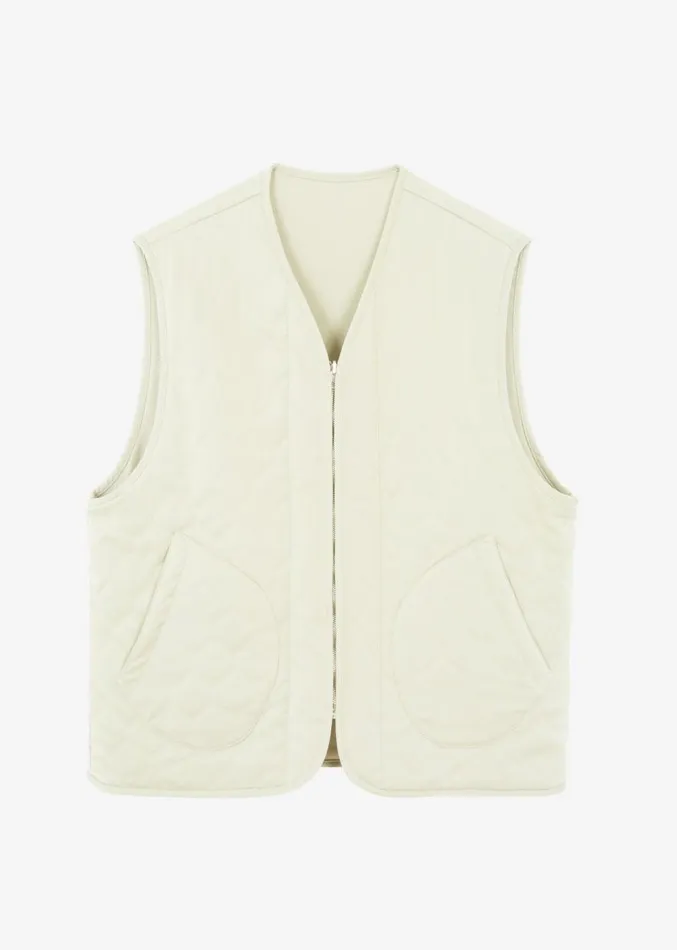 The Frankie Shop Lant Reversible Vest 8211 Slate Green Men Outerwear