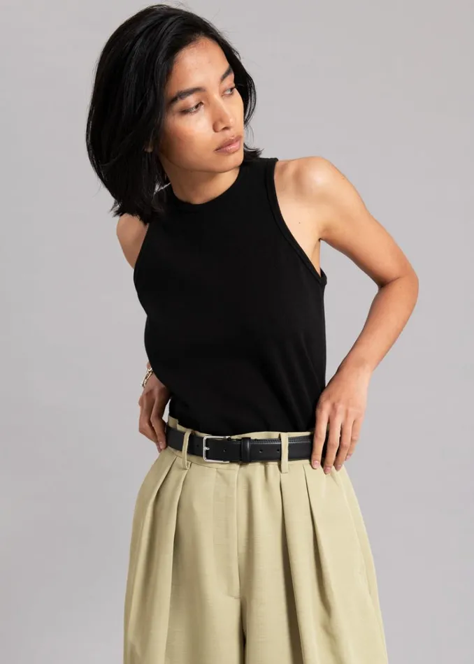 The Frankie Shop Liko Tank 8211 Black Women Loungewear