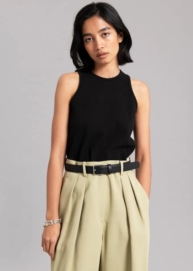 The Frankie Shop Liko Tank 8211 Black Women Loungewear