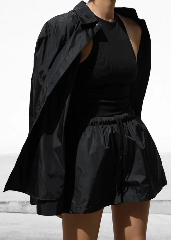 The Frankie Shop Lucy Shorts 8211 Black Women Clothing