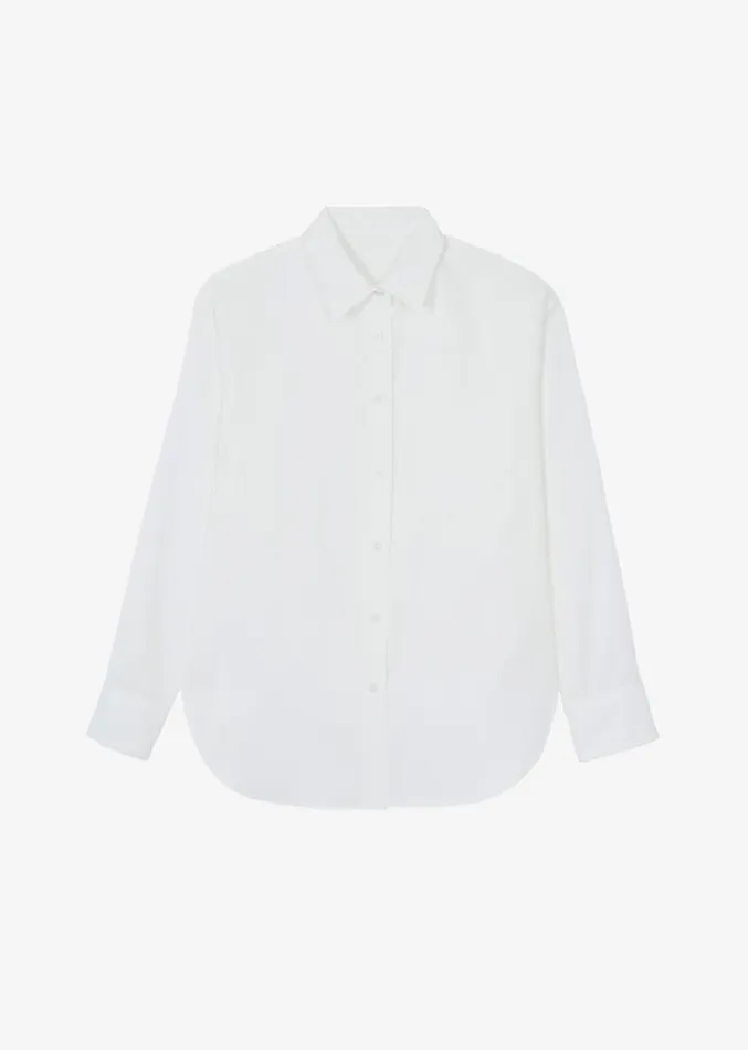 The Frankie Shop Lui White Shirt 8211 White Stripe Women Clothing