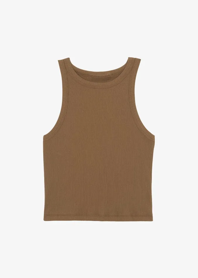 The Frankie Shop Maisy Tank Top 8211 Brown Women Tops