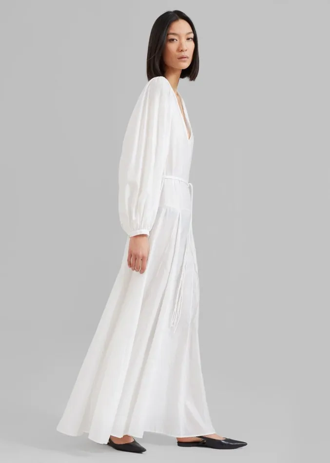 The Frankie Shop MATIN Cortona Dress 8211 White Women Dresses